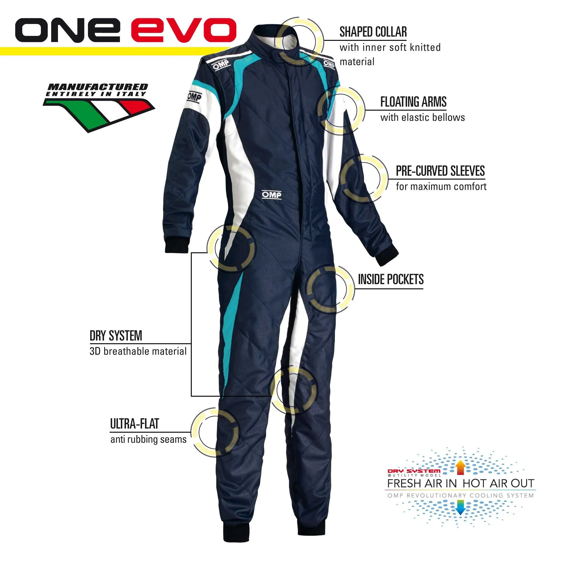 OMP ONE EVO Racing Suit | Final Sale