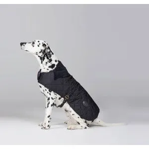 Onion Quilt Dog Coat - Black