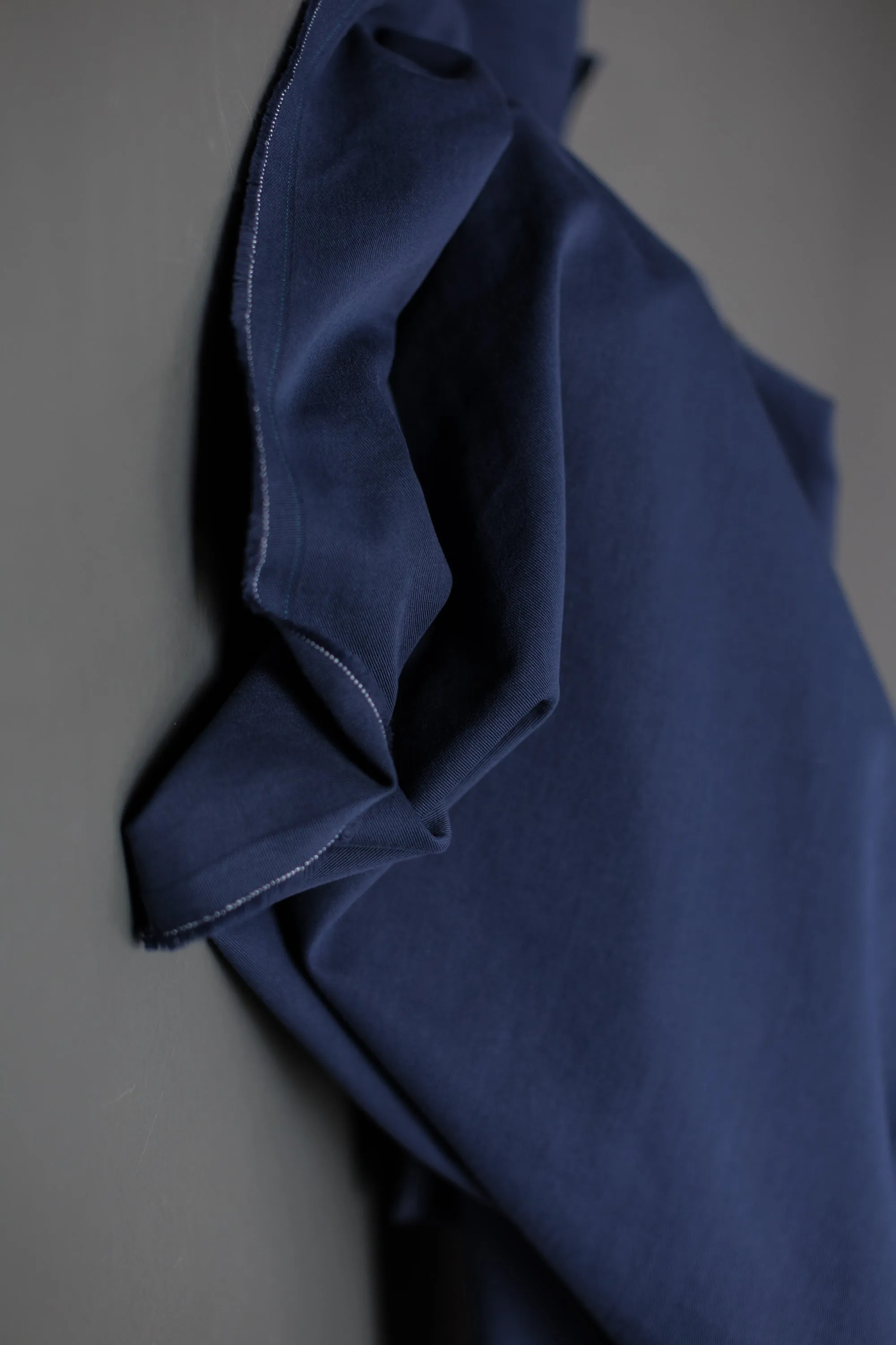 Organic Cotton Sanded Twill - Navy