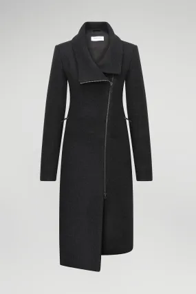 Pamelia - Anthracite Wool Coat