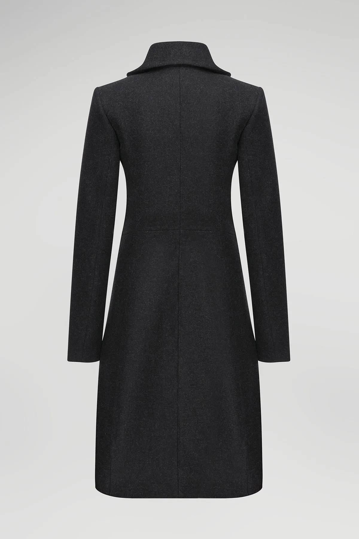 Pamelia - Anthracite Wool Coat