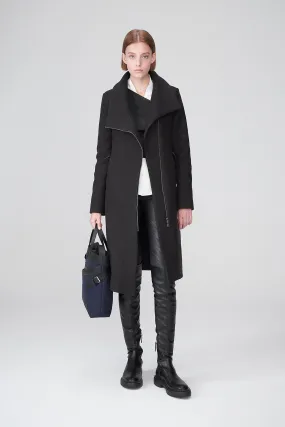 Pamelia - Brown Wool Coat