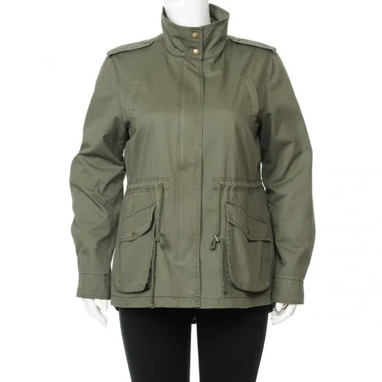 Plus Size Anorak Jacket