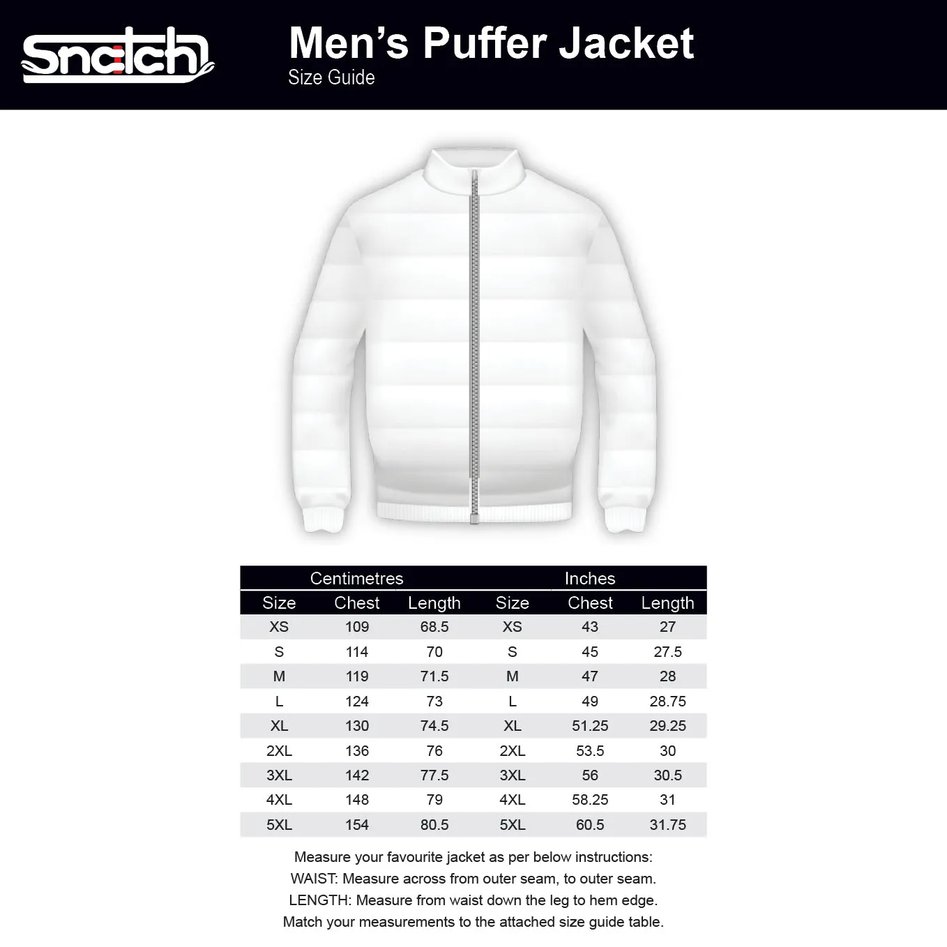 Puffer Jacket Wide Channel Black - SM3001BK