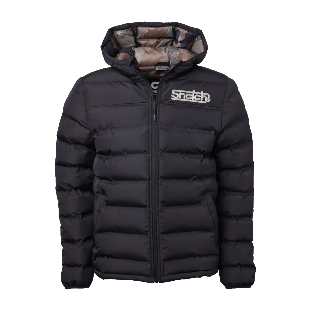 Puffer Jacket Wide Channel Black - SM3001BK