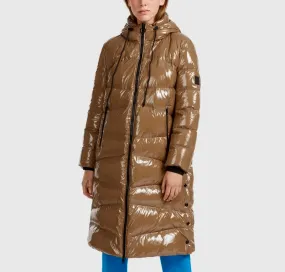 QUILTED COAT WITH HOOD