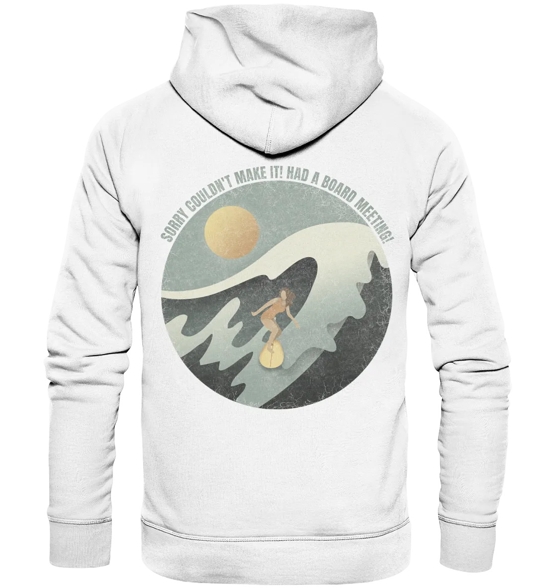 "Had a Board Meeting Backtail" - Unisex Premium Organic Hoodie