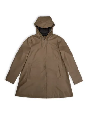 Rains - A-line Jacket - Wood