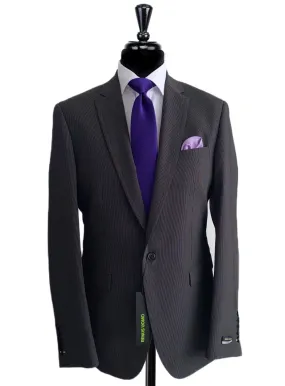 REMUS Charcoal Grey Needle Stripe 2 Piece Suit