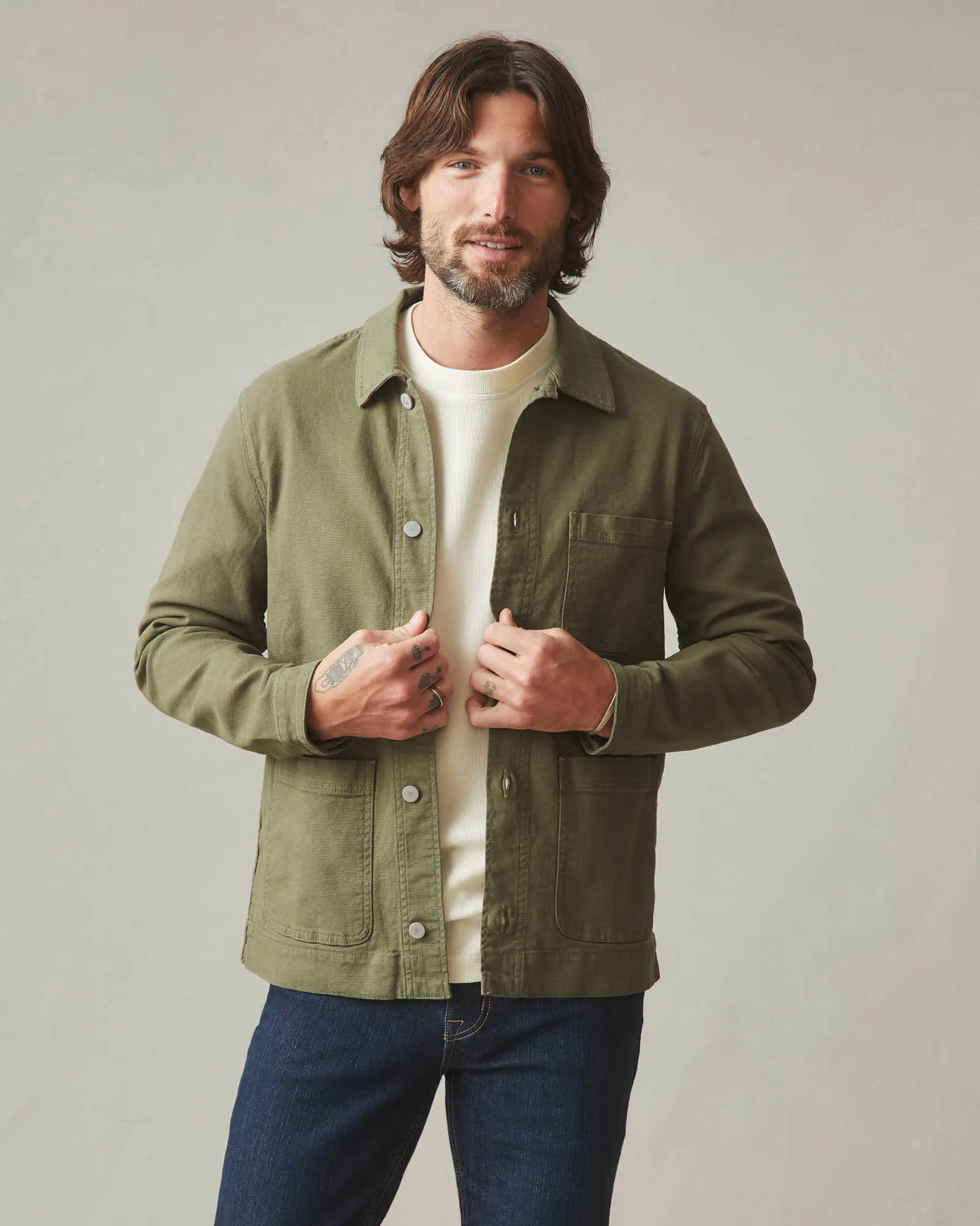 Roughneck Chore Jacket - Artichoke