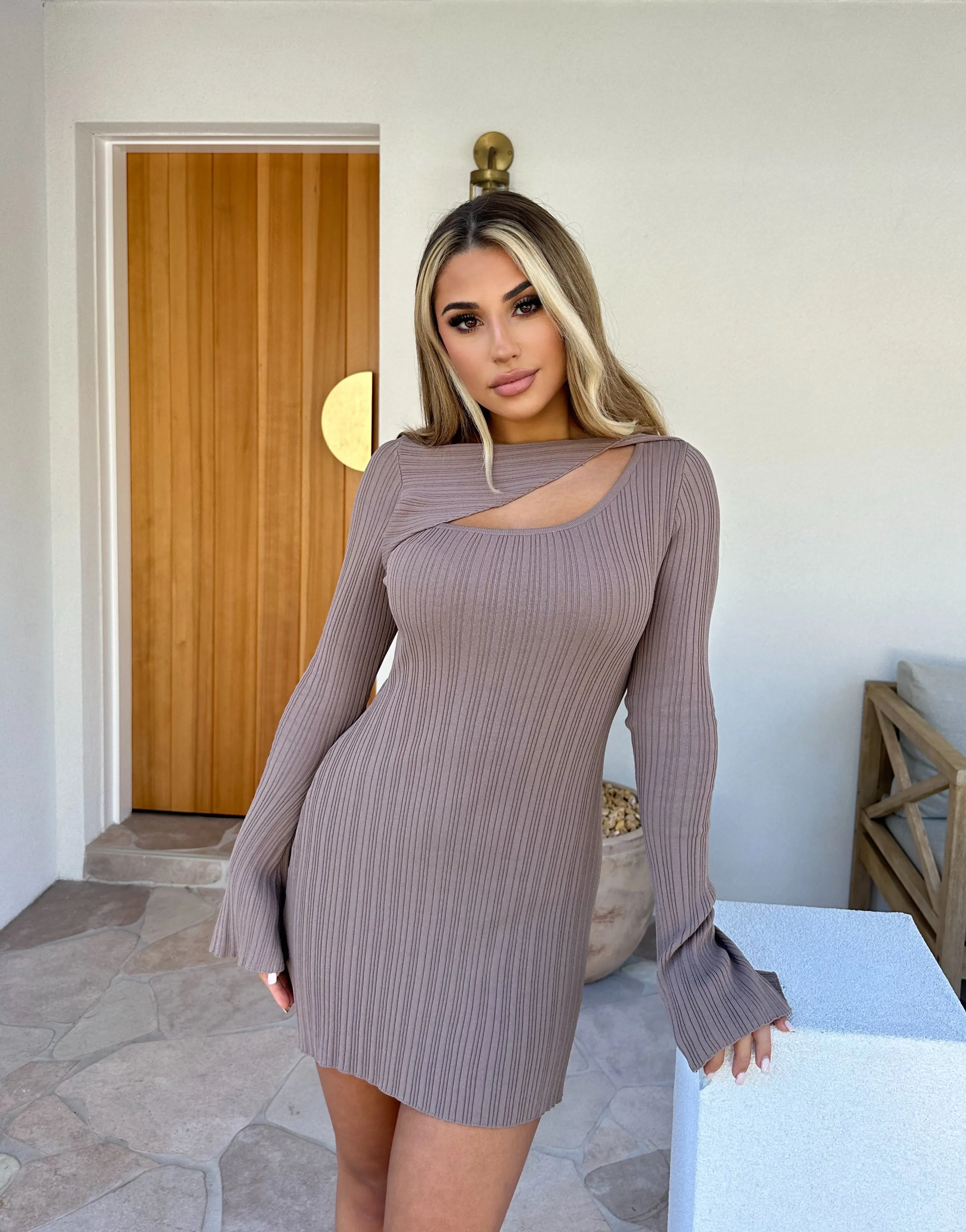 Sabrina Dress Mocha