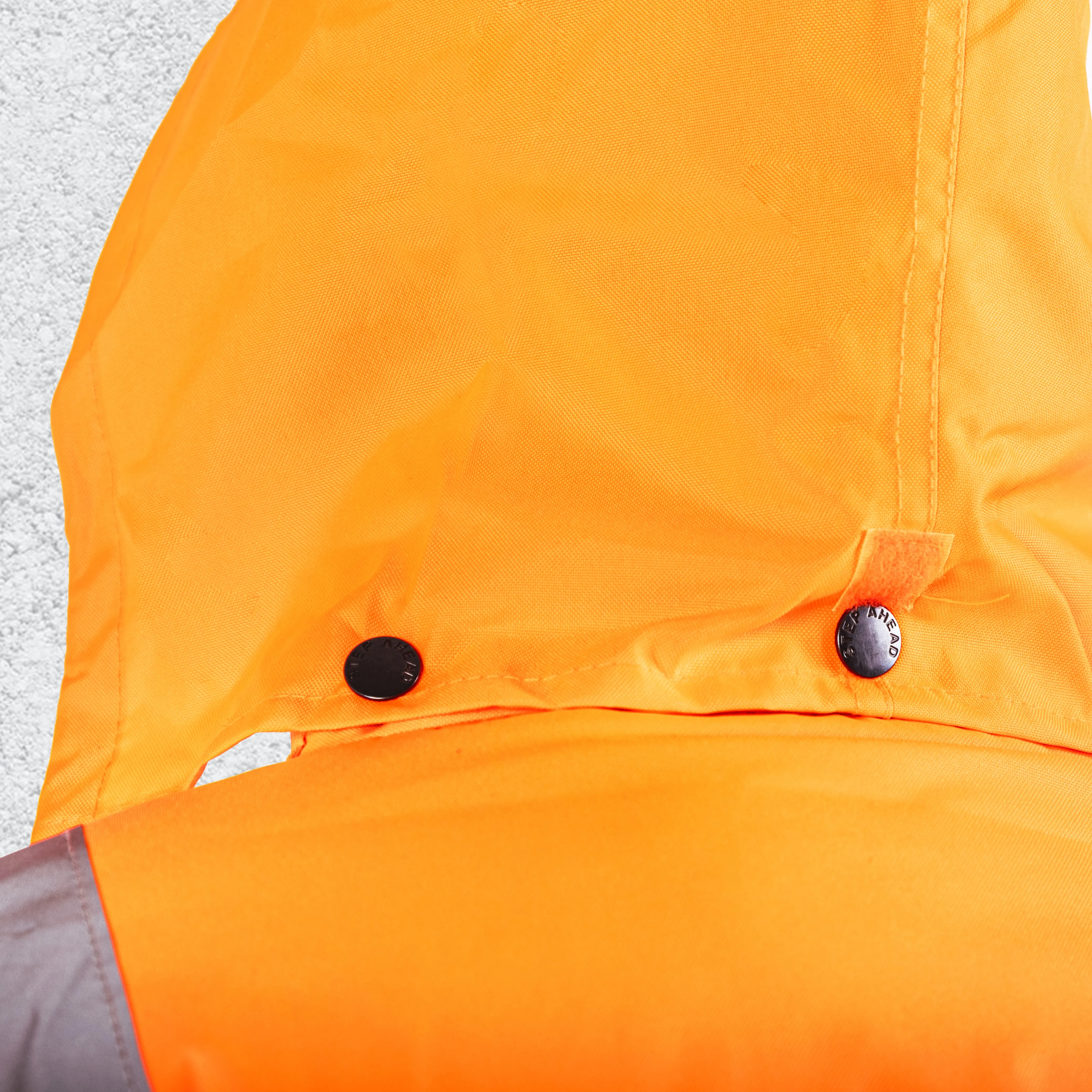 Step Ahead Hi Visibility Orange Bomber Jacket