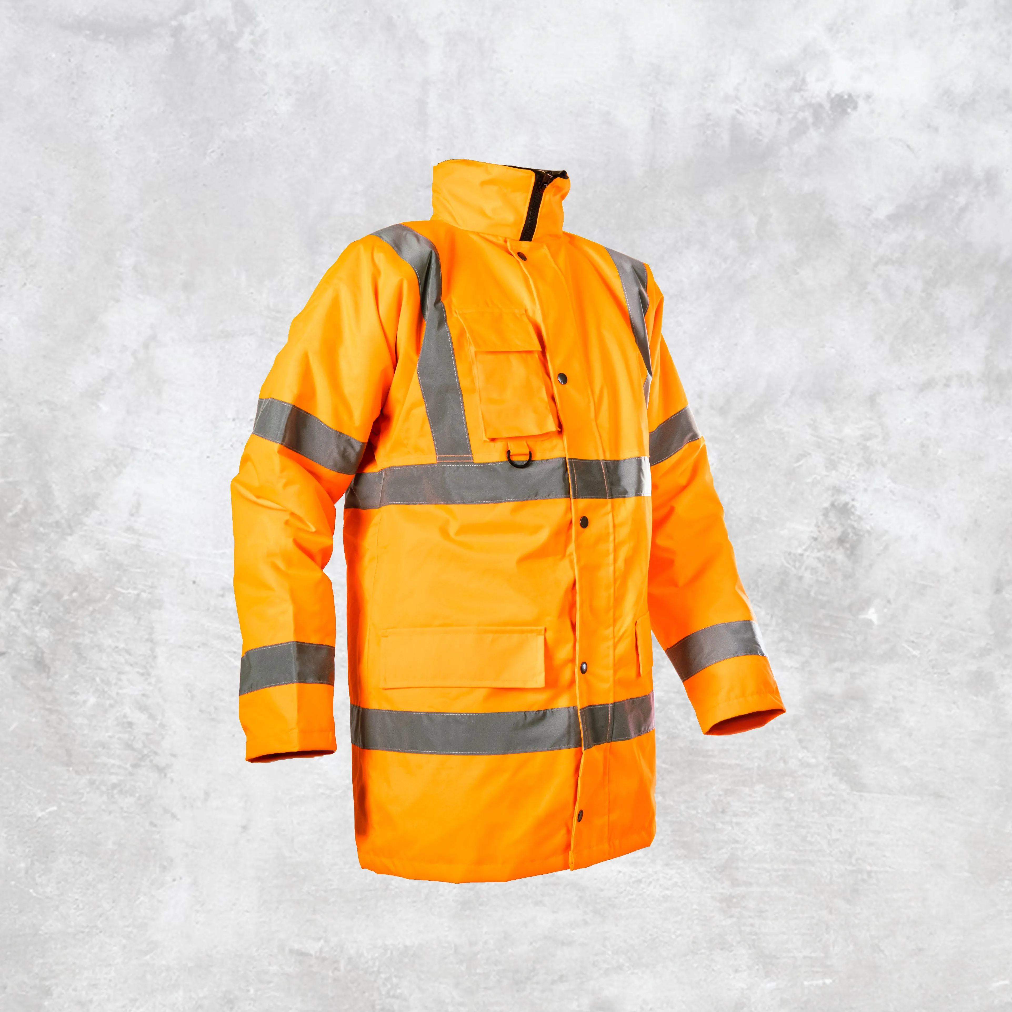 Step Ahead Hi Visibility Orange Parka Jacket