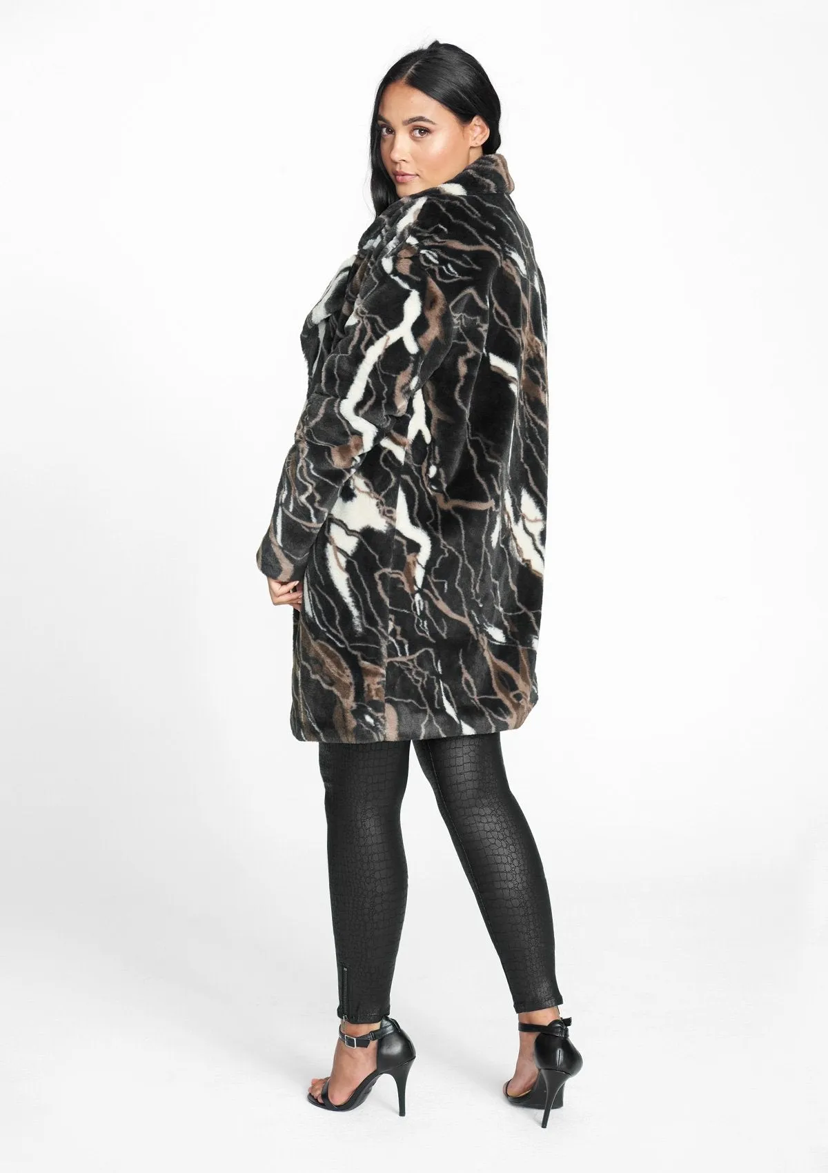 Tall Faux Fur Coat