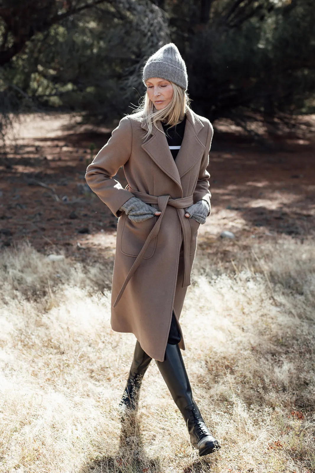 The Caselberg Wool Coat - Latte