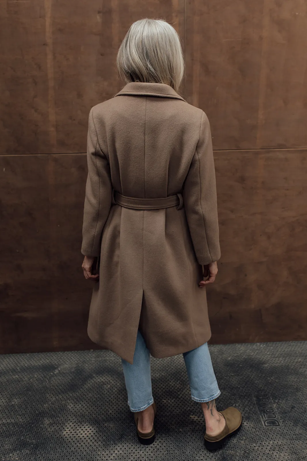 The Caselberg Wool Coat - Latte