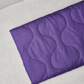 Thermal Quilted Fabric in Plum Waves by Mind the Maker