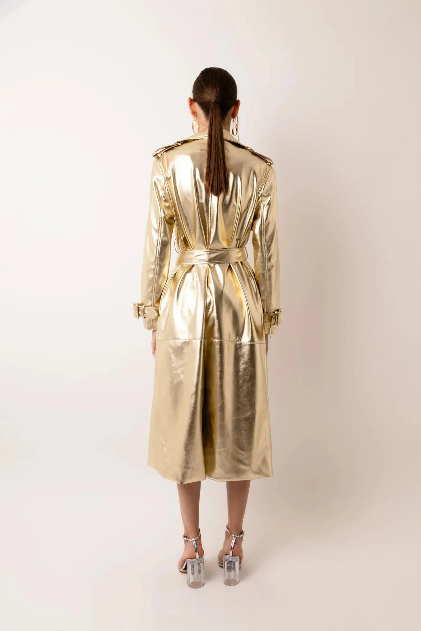 Val Trench Coat - Golden