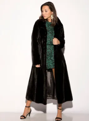 Women's Ranch SAGA Mink Fur Swing Coat