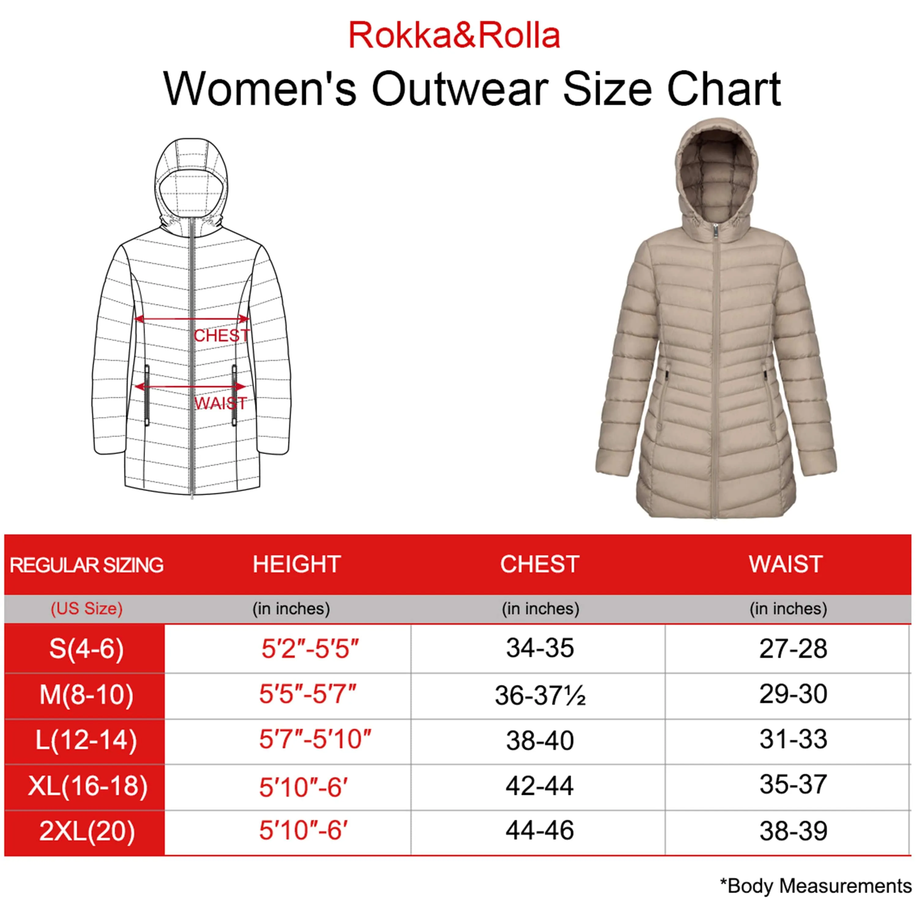 Women's Ultra Light Packable Long Puffer Jacket