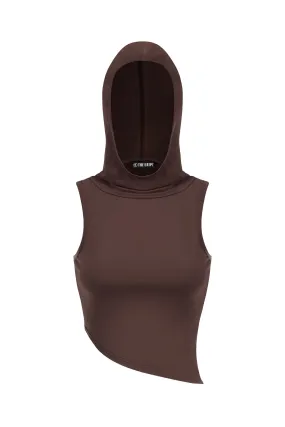 Xenon Hooded Top - Brown